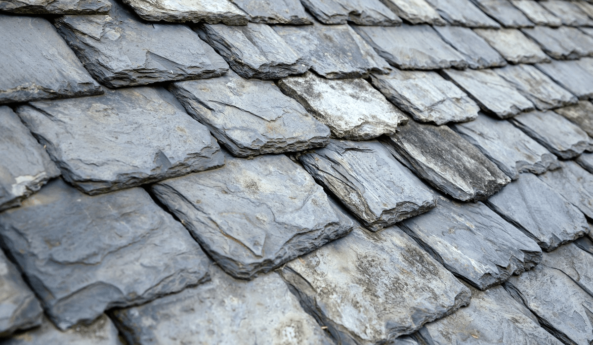 Natural slate roof 