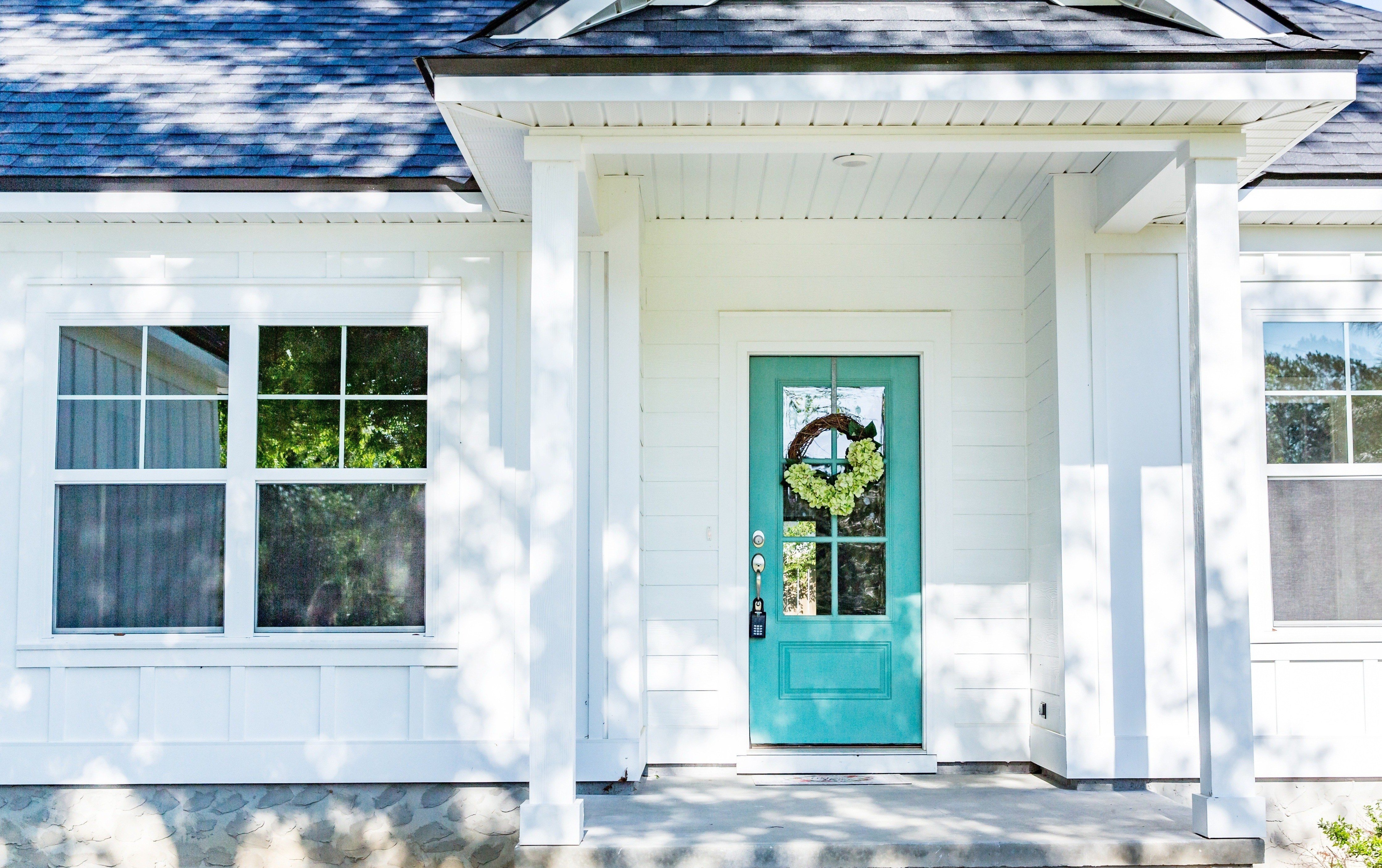 white house front door color