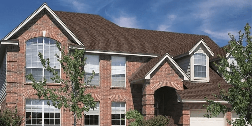 GAF shingles on a residential home 