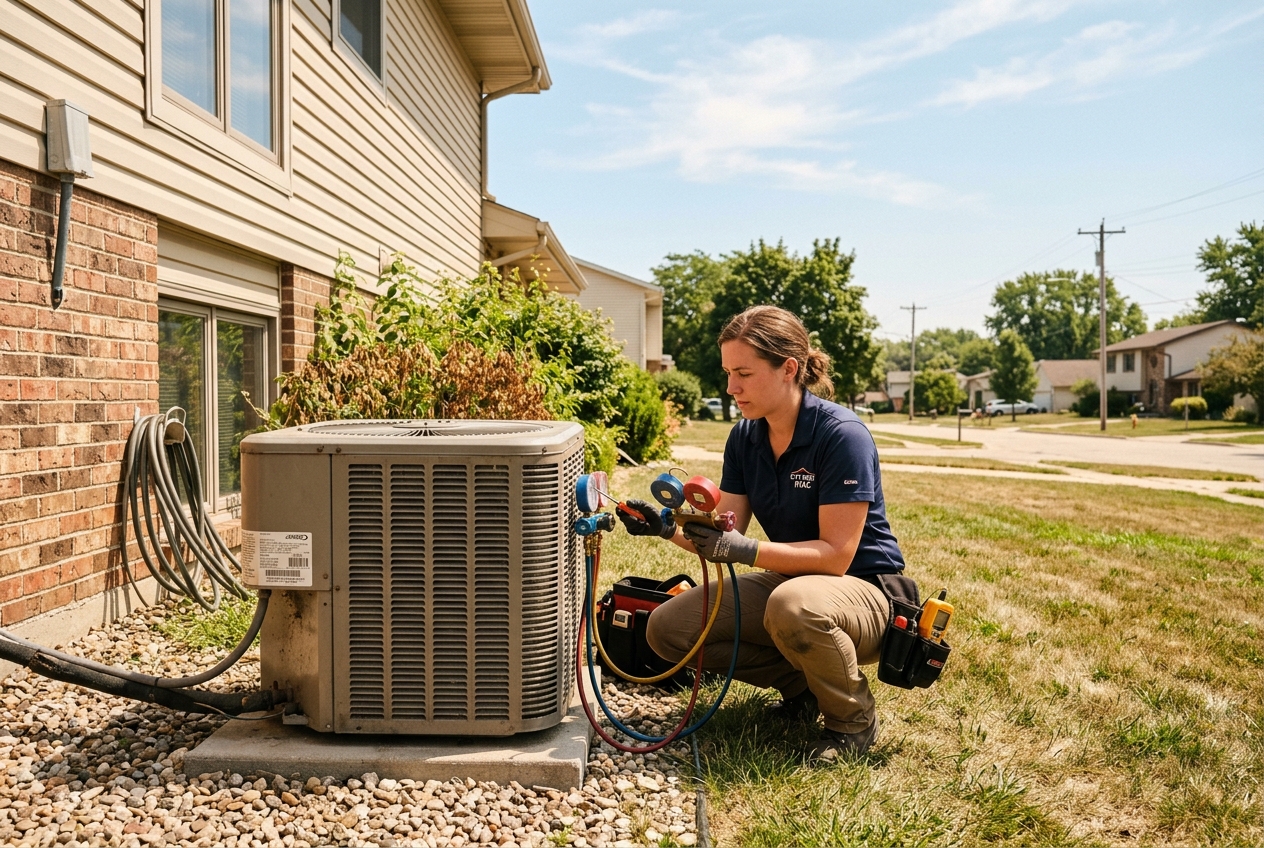Persistent Heatwave Strains HVAC Systems in Central US