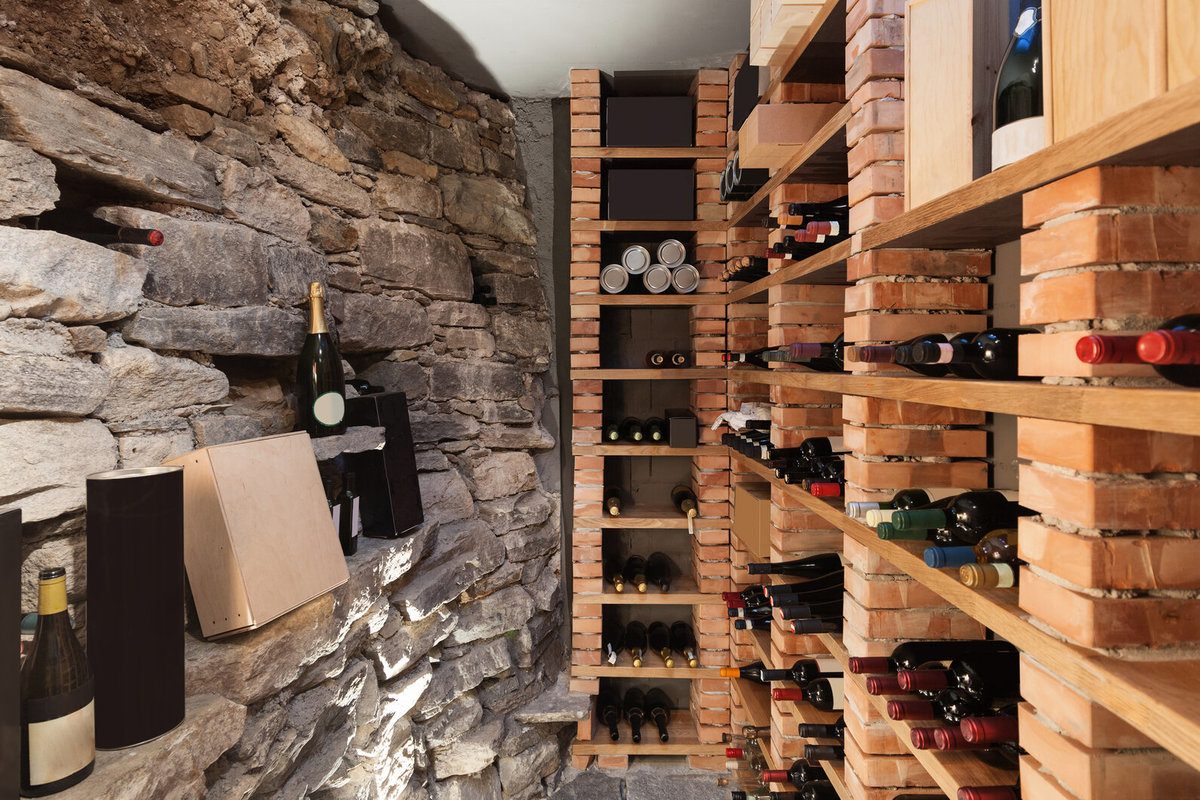 Under stairs best sale wine cellar cost