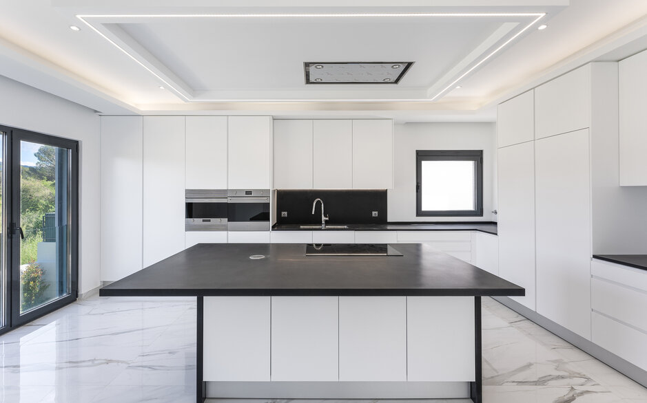 Campana extractora de techo